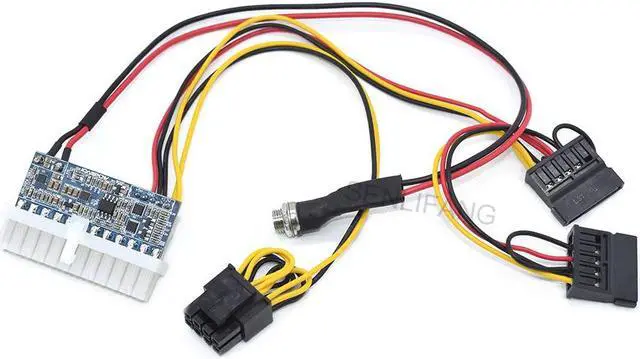 Alt view image 2 of 5 - DC-ATX-160W DC 12V  24pin DC ATX PSU 12V DC Input 160W Peak Output Switch DC-DC ATX Pico PSU MINI ITX PC Power Supply