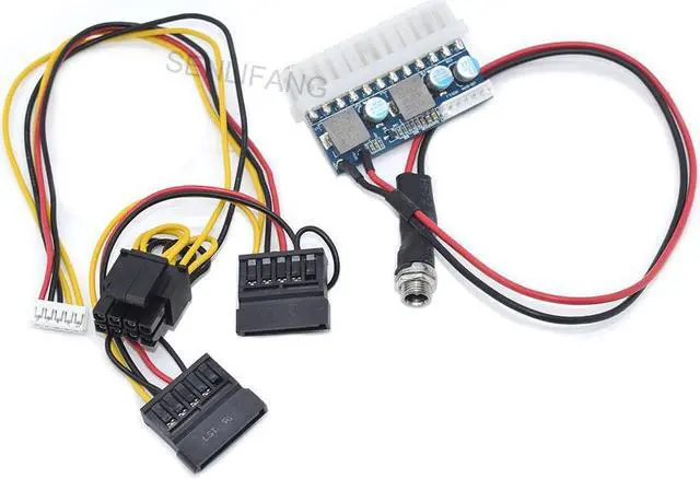 Alt view image 3 of 5 - DC-ATX-160W DC 12V  24pin DC ATX PSU 12V DC Input 160W Peak Output Switch DC-DC ATX Pico PSU MINI ITX PC Power Supply