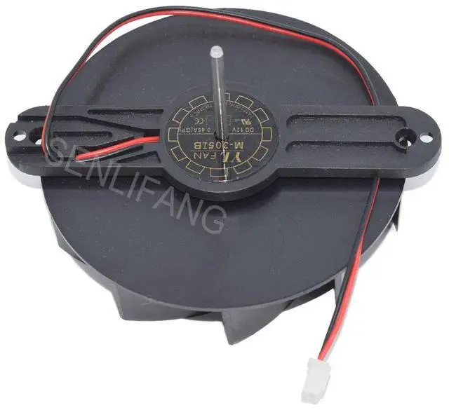 Alt view image 3 of 4 - Test OK Cooling Fan 9225 M-3051B 12V 0.45A 2-Line Circular DC Cooler