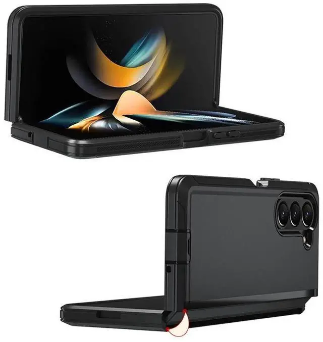 Alt view image 4 of 4 - For Samsung Galaxy Z Fold 6 5G Case Belt Clip Holster Hybrid Heavy Duty Shockproof Armor Cover