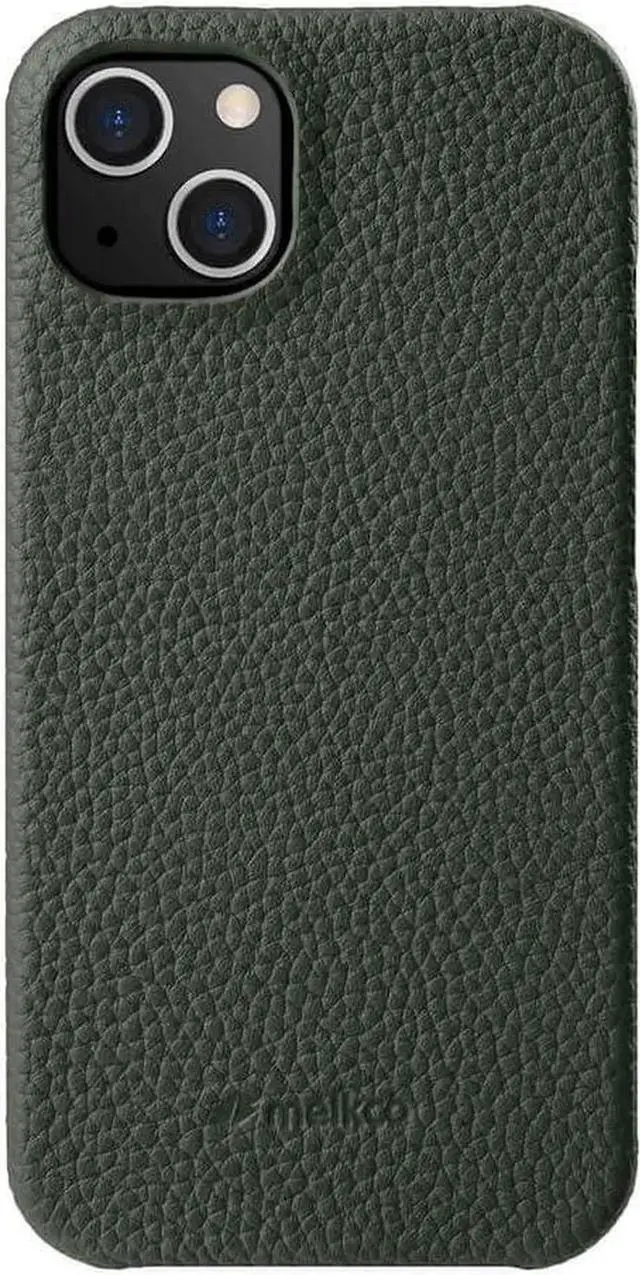 Main image of Back Snap Series Lai Chee Pattern Premium Leather Snap Cover Case for Apple iPhone 16 Pro Max Black Lai Chee Pattern Green Green