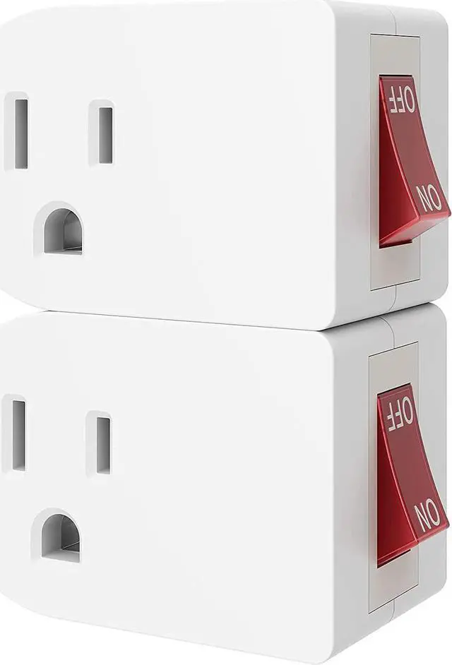 Single Surge Protector Plug, Grounded Outlet Wall Tap Adapter with
