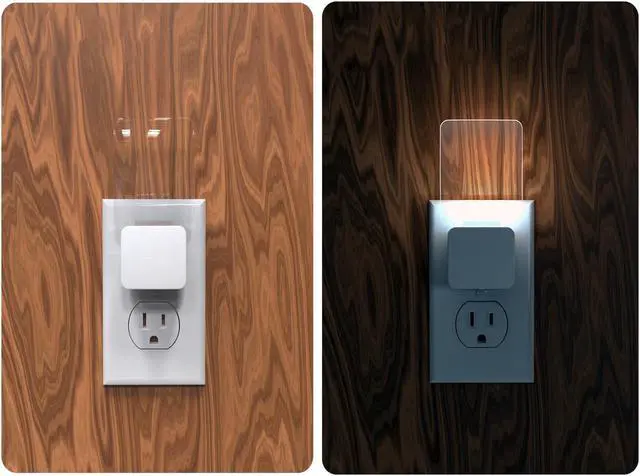 Alt view image 4 of 5 - Night Light with Dusk to Dawn Light Sensor at Bottom, Light in Warm White for Hallway, Bedroom, Living Room, Bathroom and Other Scenes, ETL Certified, White, 4 Pack