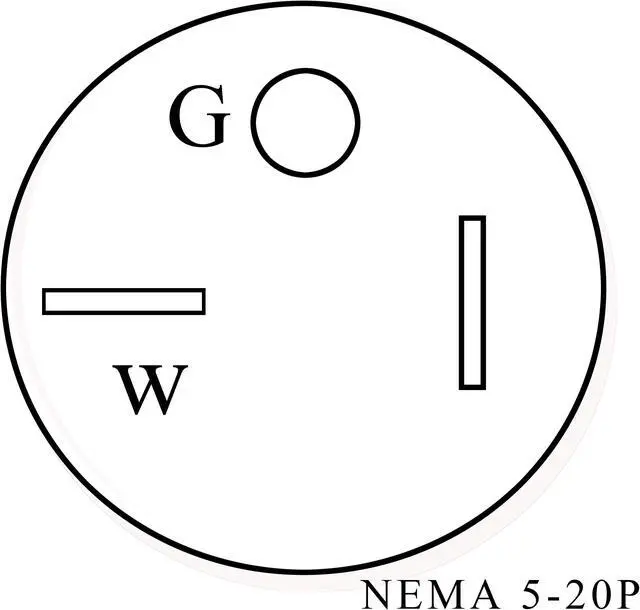 Alt view image 2 of 5 - 25 Ft NEMA 5-20 Plug to 5-20 Connector Extension Power Cord,20A/125V,12/3 SJTW,T Blade Power Cord,Black