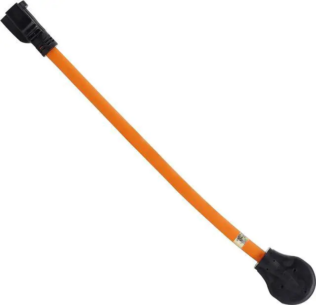 Alt view image 5 of 5 - 1.5 FT NEMA 6-50P to 6-20R Welder Adapter Cord,Electric Vehicle Charging Adapter,20 Amp,250V,SJTW 12AWG*3C Cable and The Cable UL Certification,Orange