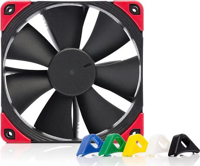 Main image of Noctua NF-F12 PWM chromax.Black.swap, Premium Quiet Fan, 4-Pin (120mm, Black)