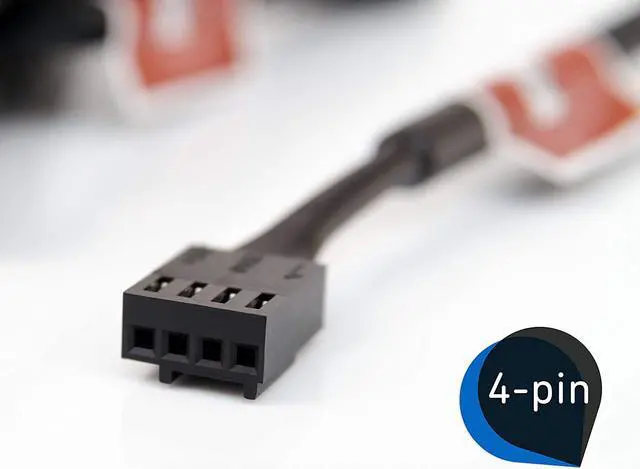 Alt view image 5 of 5 - Noctua NF-S12A PWM chromax.Black.swap, Premium Quiet Fan, 4-Pin (120mm, Black)