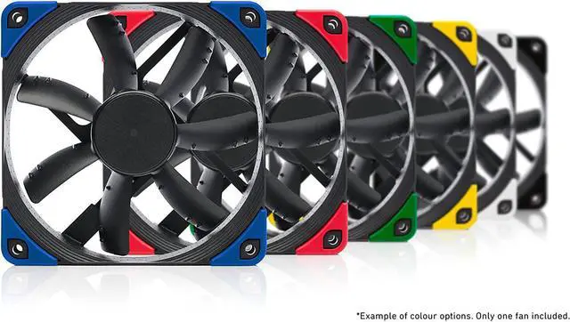 Alt view image 3 of 5 - Noctua NF-S12A PWM chromax.Black.swap, Premium Quiet Fan, 4-Pin (120mm, Black)