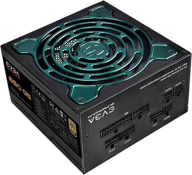 Alt view image 13 of 14 - EVGA SuperNOVA 650 G5, 80 Plus Gold 650W, Fully Modular, ECO Mode with Fdb Fan, 100% Japanese Capacitors, 10 Year Warranty, Compact 150mm Size, Power Supply 220-G5-0650-X1