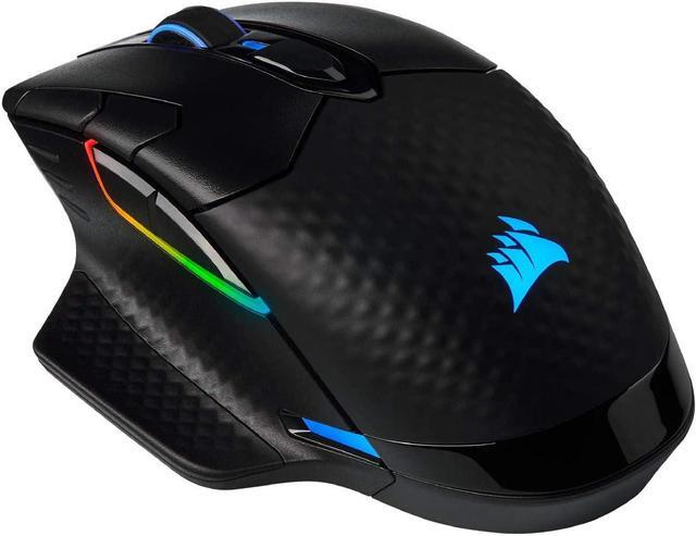 Alt view image 6 of 12 - Corsair DARK CORE RGB PRO CH-9315411-NA Black 8 Buttons 1 x Wheel USB 2.0 Type-A SLIPSTREAM/Bluetooth Wireless, Wired Optical FPS/MOBA Gaming Mouse, Backlit RGB LED