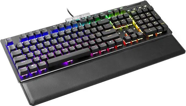 Alt view image 18 of 20 - EVGA Z15 RGB Mechanical Gaming Keyboard, Linear Switch, RGB Backlit LED, Hot Swappable Kailh Speed Silver Switches 821-W1-15US-KR