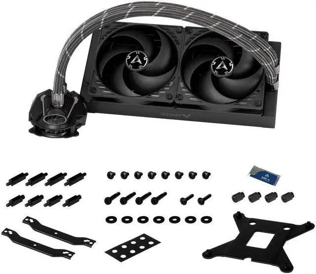 Alt view image 9 of 12 - ARCTIC COOLING Liquid Freezer II - 240 ACFRE00046B Multi Compatible All-In-One CPU Water Cooler LGA 1700 Compatible