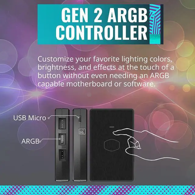 Alt view image 12 of 20 - Cooler Master MasterFan MF120 Halo Duo-Ring Addressable RGB Lighting 120mm 3 Pack w/ 24 Independently-Controlled LEDS, Absorbing Rubber Pads, PWM Static Pressure for Computer Case & Liquid Radiator