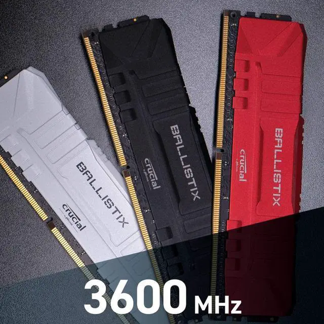 Alt view image 8 of 8 - Crucial Ballistix 3600 MHz DDR4 DRAM Desktop Gaming Memory Kit 16GB (8GBx2) CL16 BL2K8G36C16U4R (RED)