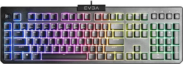 Alt view image 12 of 13 - EVGA Z12 RGB Gaming Keyboard, RGB Backlit LED, 5 Programmable Macro Keys, Dedicated Media Keys, Water Resistant, 834-W0-12US-KR