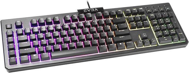 Alt view image 13 of 13 - EVGA Z12 RGB Gaming Keyboard, RGB Backlit LED, 5 Programmable Macro Keys, Dedicated Media Keys, Water Resistant, 834-W0-12US-KR