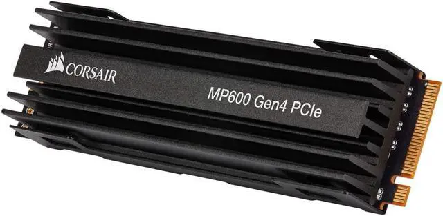 Alt view image 10 of 14 - Corsair Force MP600 M.2 2280 500GB PCI-Express Gen 4.0 x4 NVMe 3D TLC Internal Solid State Drive (SSD) CSSD-F500GBMP600