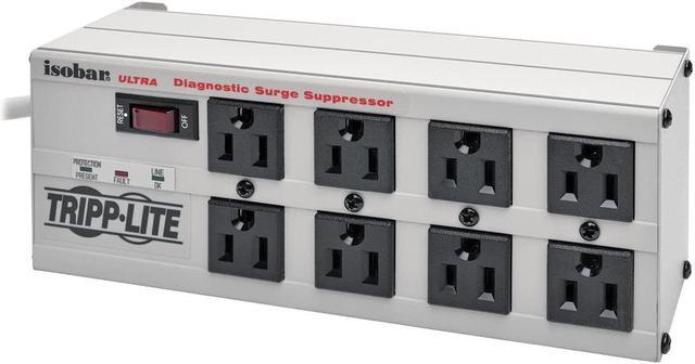 Alt view image 5 of 9 - Tripp Lite ISOBAR8ULTRA 8 Outlets 3840 Joules 12' Cord Isobar Premium Surge Suppressor