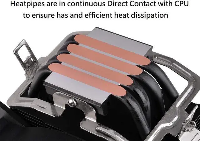 Alt view image 13 of 13 - Thermaltake UX200 ARGB Lighting 120mm Hydraulic Bearing CPU Cooler - CL-P065-AL12SW-A