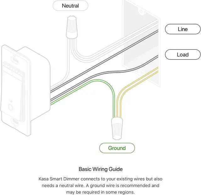 Alt view image 18 of 20 - Kasa Smart Dimmer Switch HS220, Single Pole, Needs Neutral Wire, 2.4GHz Wi-Fi Light Switch Works with Alexa and Google Home, UL Certified,, No Hub Required