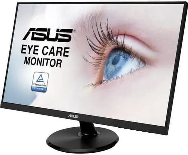 Alt view image 5 of 14 - ASUS VA24DQ 24" (23.8" Viewable) Monitor, 1080P Full HD, 75Hz, IPS, Adaptive-Sync/FreeSync, Eye Care, HDMI DisplayPort VGA, Frameless, VESA Wall Mountable