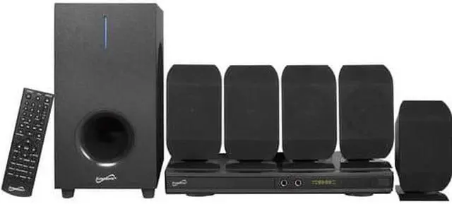 Alt view image 3 of 7 - Supersonic SC-38HT 5.1 Channel DVD Home Theater System