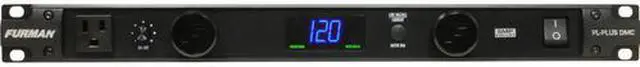 Alt view image 12 of 15 - Furman PL-Plus DMC 15-Amp Power Conditioner w/ Voltmeter & Ammeter