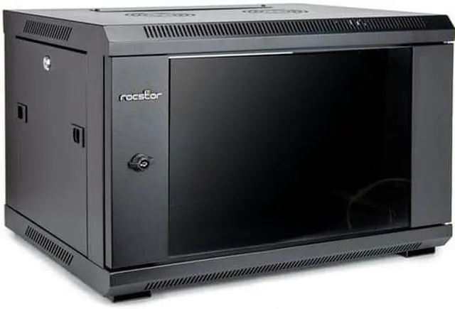 Alt view image 4 of 6 - Rocstor SolidRack Wall Mount Rack Enclosure