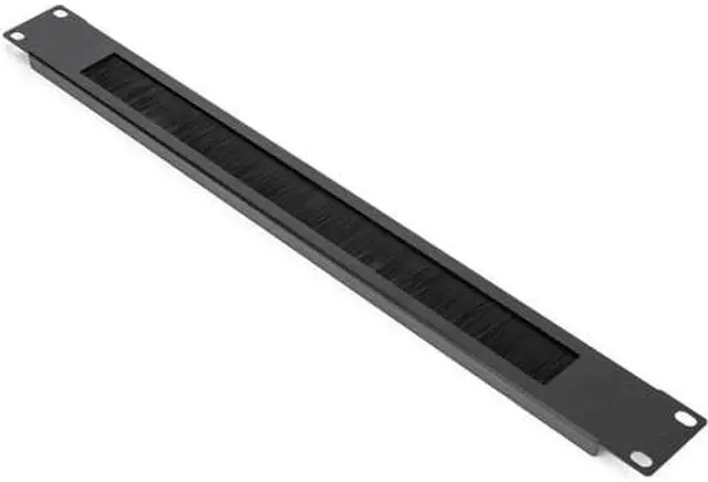 Alt view image 3 of 3 - Rocstor 1U Rack Mount Brush Panel Y10E010B1
