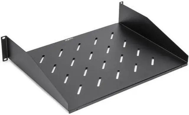 Alt view image 3 of 3 - Rocstor 2U Universal Vented Rack Mount Shelf Y10E018B1