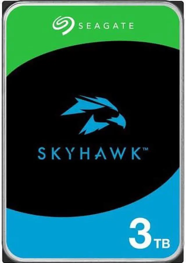 Alt view image 2 of 4 - seagate skyhawk surveillance hdd st3000vx015 - hard drive - 3 tb - sata 6gb