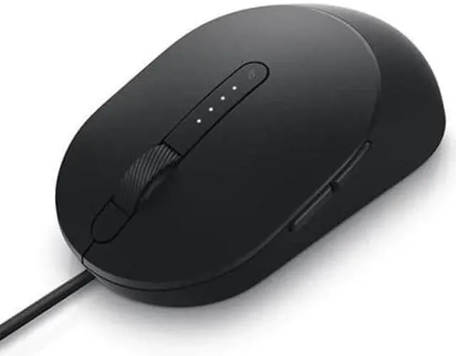 Alt view image 5 of 11 - Dell Laser Wired Mouse - MS3220 - Black