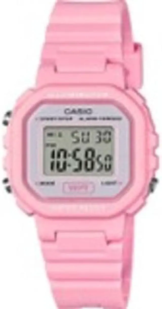 Alt view image 15 of 16 - CASIO LA20WH-4A1 Ladies Color Digital Watch Pnk