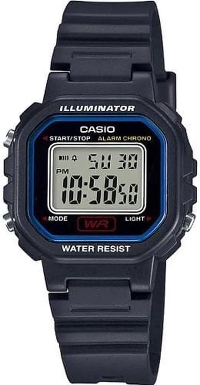 Alt view image 9 of 10 - Casio LA20WH-1C WoMens Classic Quartz Resin Casual Watch - Black