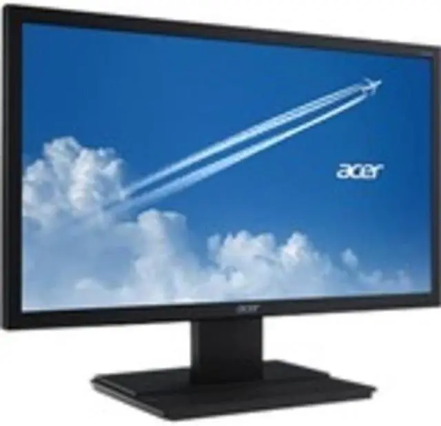Alt view image 14 of 19 - Acer V206HQL A 19.5" HD+ LED LCD Monitor - 16:9 - Black - Twisted Nematic Film (TN Film) - 1600 x 900 - 16.7 Million Colors - 200 Nit - 5 ms - 60 Hz Refresh Rate - HDMI - VGA