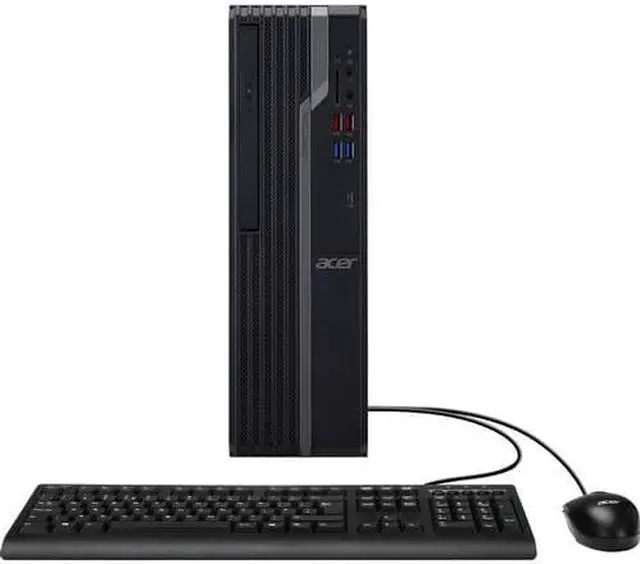 Alt view image 11 of 12 - Acer Veriton X4680G-I51140S3 Desktop Computer - Intel Core i5 11th Gen i5-11400 Hexa-core (6 Core) 2.60 GHz - 16 GB RAM DDR4 SDRAM - 512 GB PCI Express SSD - Black