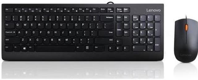 Alt view image 4 of 6 - Lenovo 300 USB Combo Keyboard & Mouse - US English