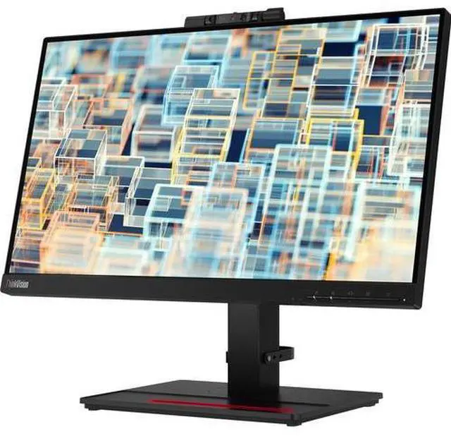 Alt view image 8 of 20 - Lenovo ThinkVision T22v-20 21.5" 16:9 Full HD VoIP IPS 60Hz LCD Monitor with Built-in Speakers