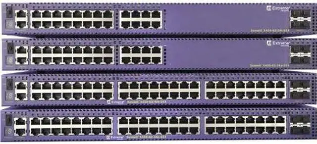 Alt view image 8 of 9 - Extreme Networks Summit X450-G2-48p-GE4 Ethernet Switch