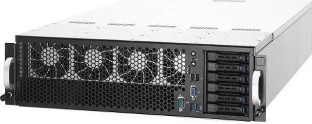 Alt view image 2 of 2 - Asus ESC8000 G3 Barebone System - 3U Rack-mountable - Intel C612 Chipset - Socket R3 (LGA2011-3) - 2 x Processor Support