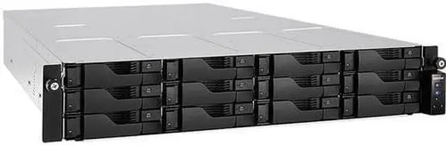 Alt view image 18 of 18 - Asustor AS6512RD 12 Bay Lockerstor 12RD 2U Rackmount NAS w/ Redundant Power Supply (Diskless)