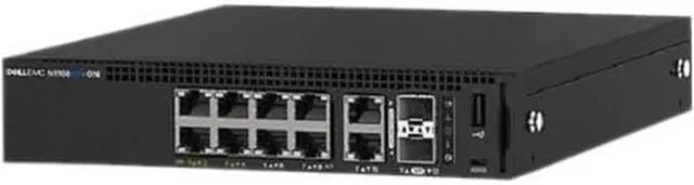 Alt view image 2 of 2 - Dell N1108EP-ON PowerSwitch N1100 10-Port 0/100/1000 Base-T PoE+ Switch (NOB)