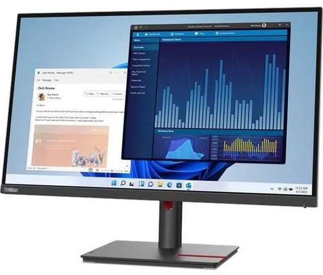 Alt view image 19 of 20 - Lenovo ThinkVision 27 inch Monitor - T27p-30