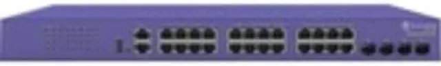 Alt view image 2 of 2 - Extreme Networks X435-24T-4S 24 Port Switch - 10/100/1000BASE-T Half/Full Duplex 4x1/2.5G Unpopulated SFP 1 AC PSU Fanless