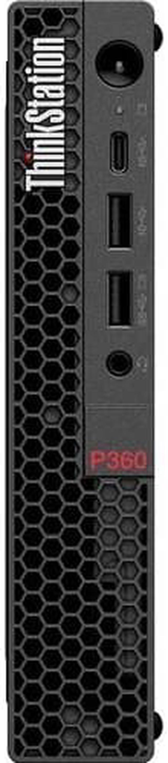 Alt view image 12 of 12 - Lenovo ThinkStation P360 30FA0017US Workstation - 1 x Intel Core i7 Dodeca-core (12 Core) i7-12700 12th Gen 2.10 GHz - 16 GB DDR5 SDRAM RAM - 512 GB SSD - Tiny - Black - Intel Q670 Chip - Windows 11 P