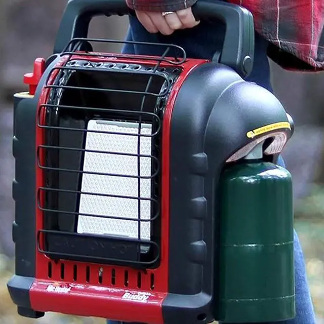 Alt view image 5 of 7 - Mr. Heater MH9BX Buddy Portable Radiant Heater 4000-9000 BTU Indoor Safe