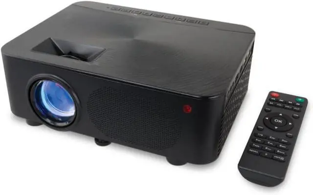 Alt view image 2 of 6 - onn 150 Inch HD 720p LED Projector with 3100 Lumen Brightness and Dual HDMI