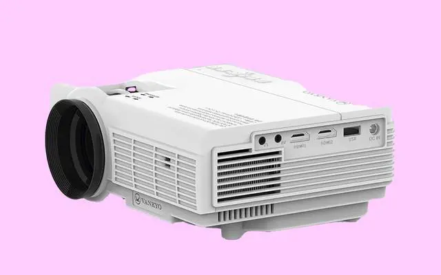 Alt view image 5 of 6 - Mini Projector Full HD 1080p with 170 Display