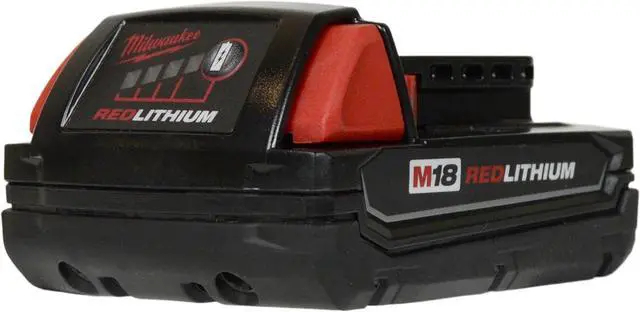 Alt view image 4 of 5 - Milwaukee 48-11-1815 18V M18 Compact Lithium-Ion Battery 1.5Ah, Lightweight