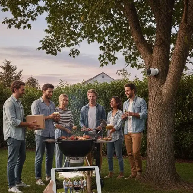 Alt view image 4 of 6 - Google GA01317-US Nest Cam Battery-Powered Wireless Smart Security Camera